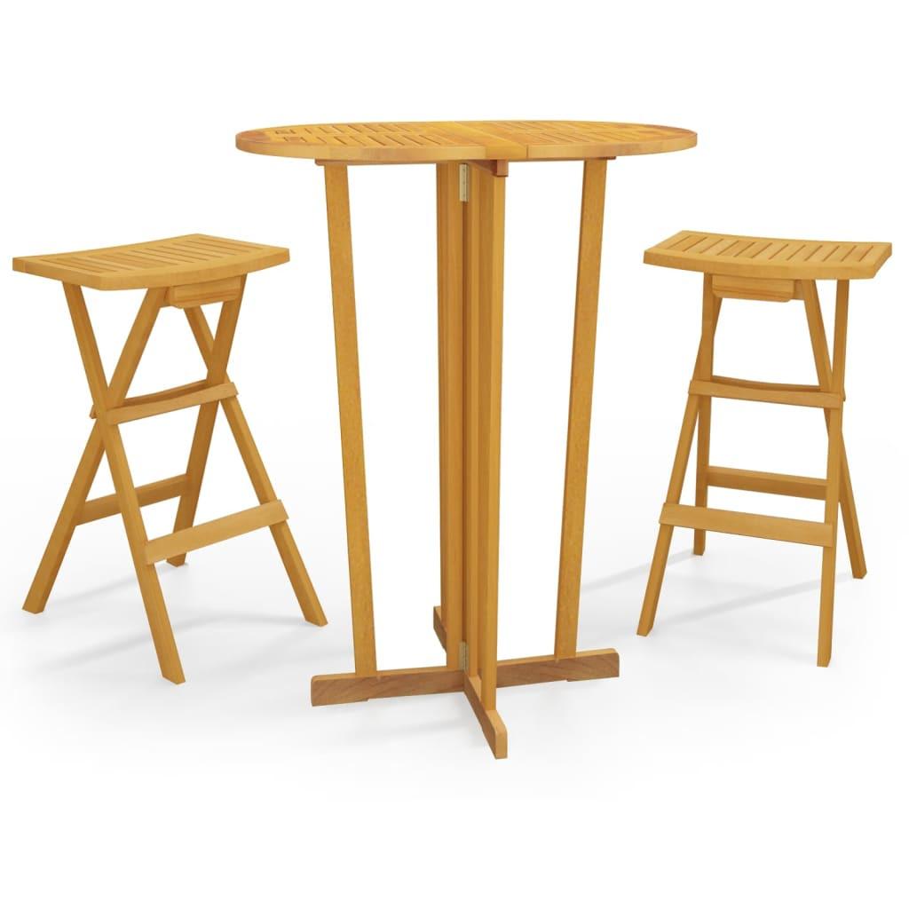 VidaXL Bar-set teak