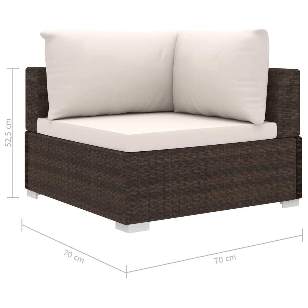 VidaXL Garten-lounge-set poly-rattan