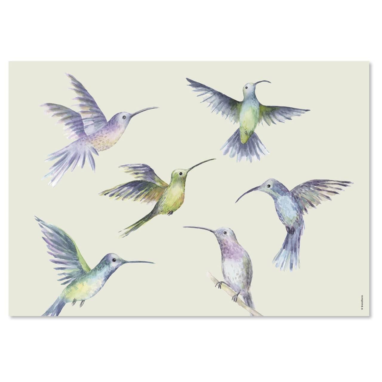 trendform Papiertischset FLY AWAY 4 Sujets à 12 Blatt