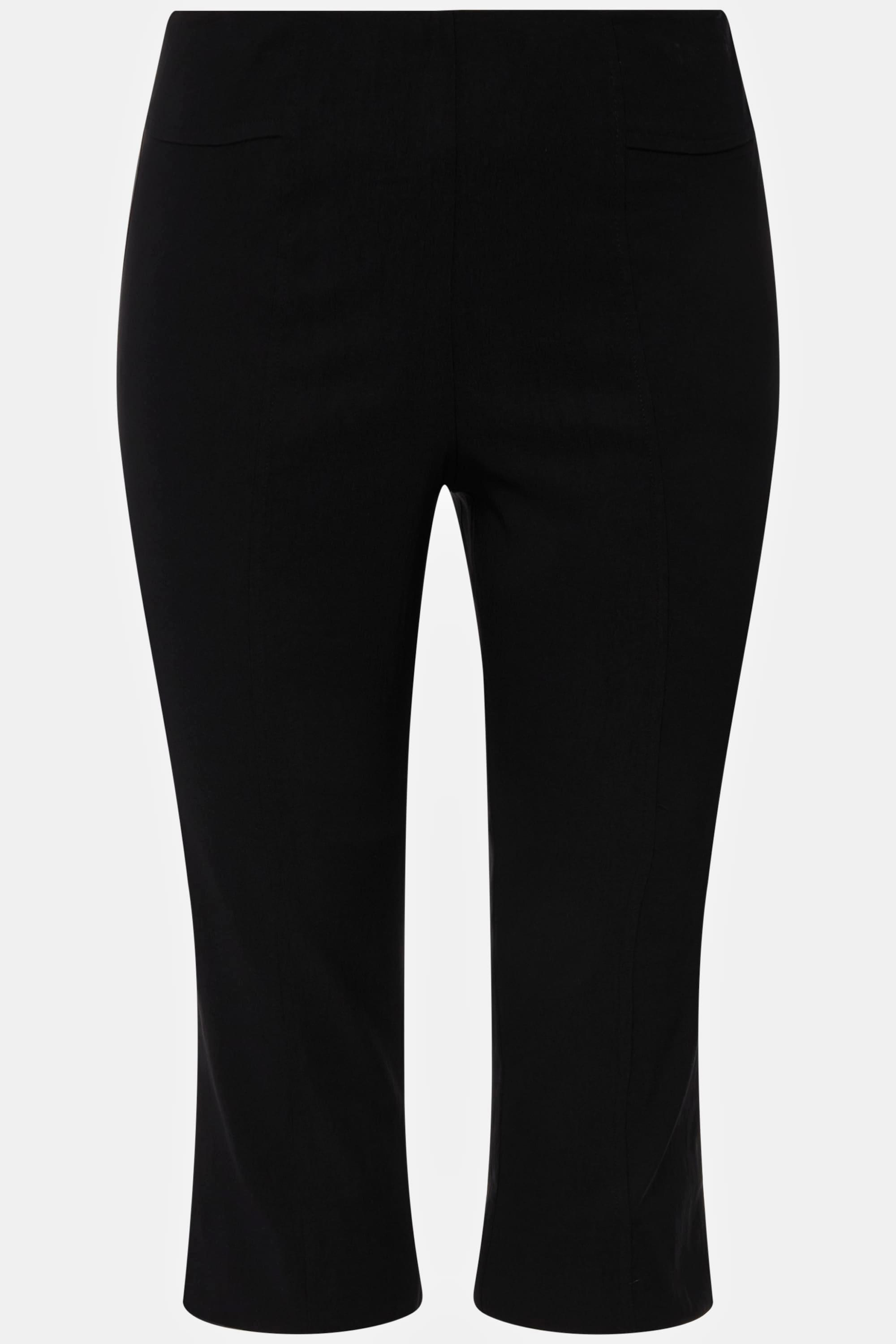 Ulla Popken Bengalin Capri hochelastisch knitterarm Gummibund