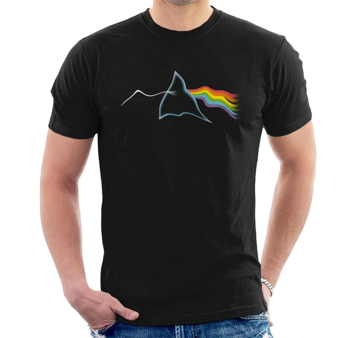 Pink Floyd Prism Rainbow Grafikdruck T-Shirt
