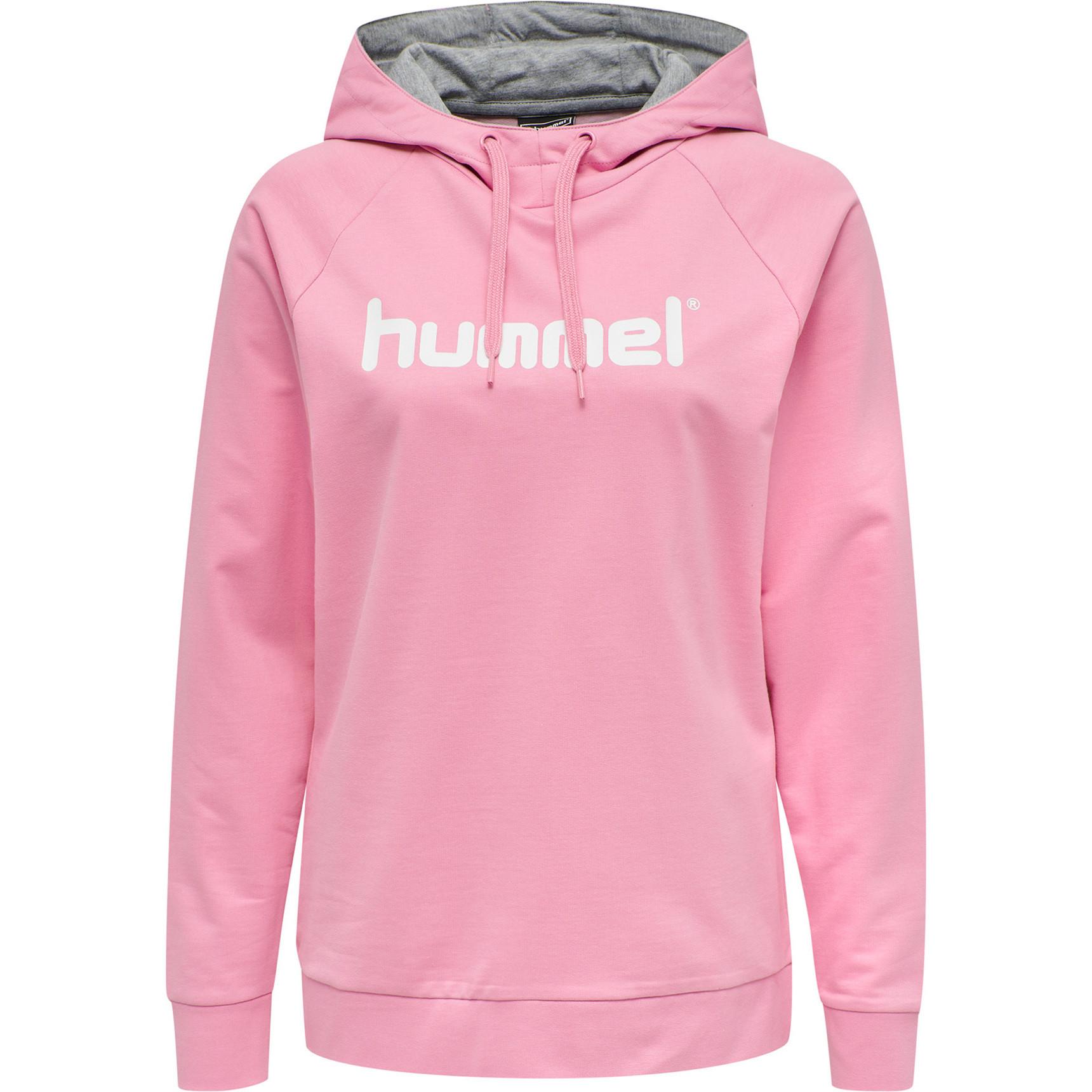 Hummel damen-kapuzenpulli go logo