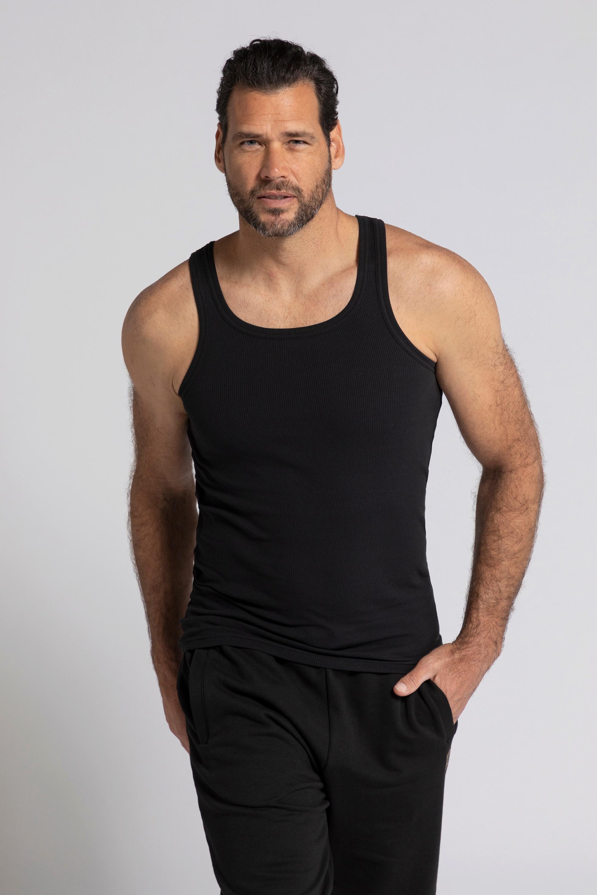JP1880 Tank Top, Rippe, ärmellos, bis 8XL