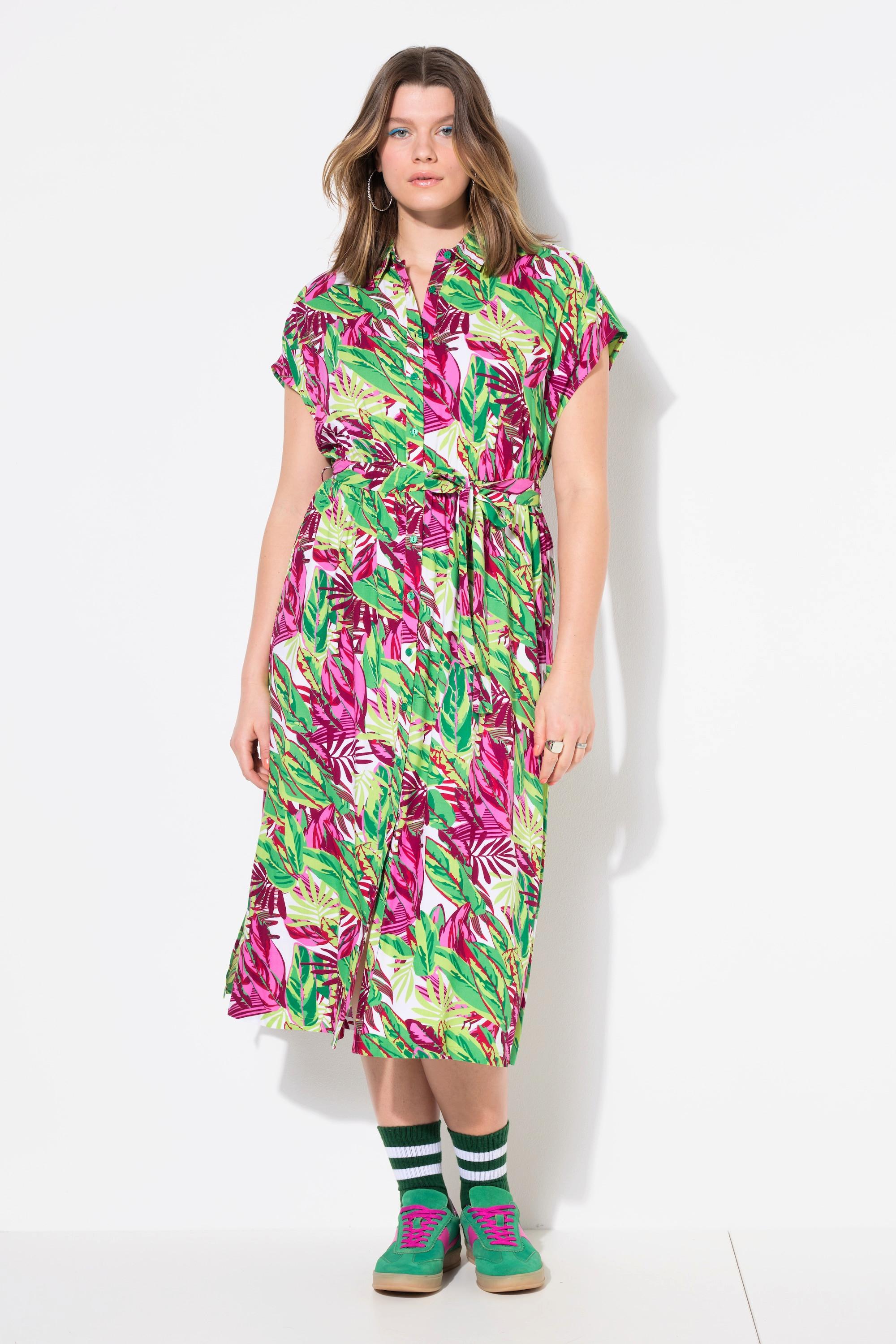 Studio Untold Oversized Maxikleid mit Jungle-Print