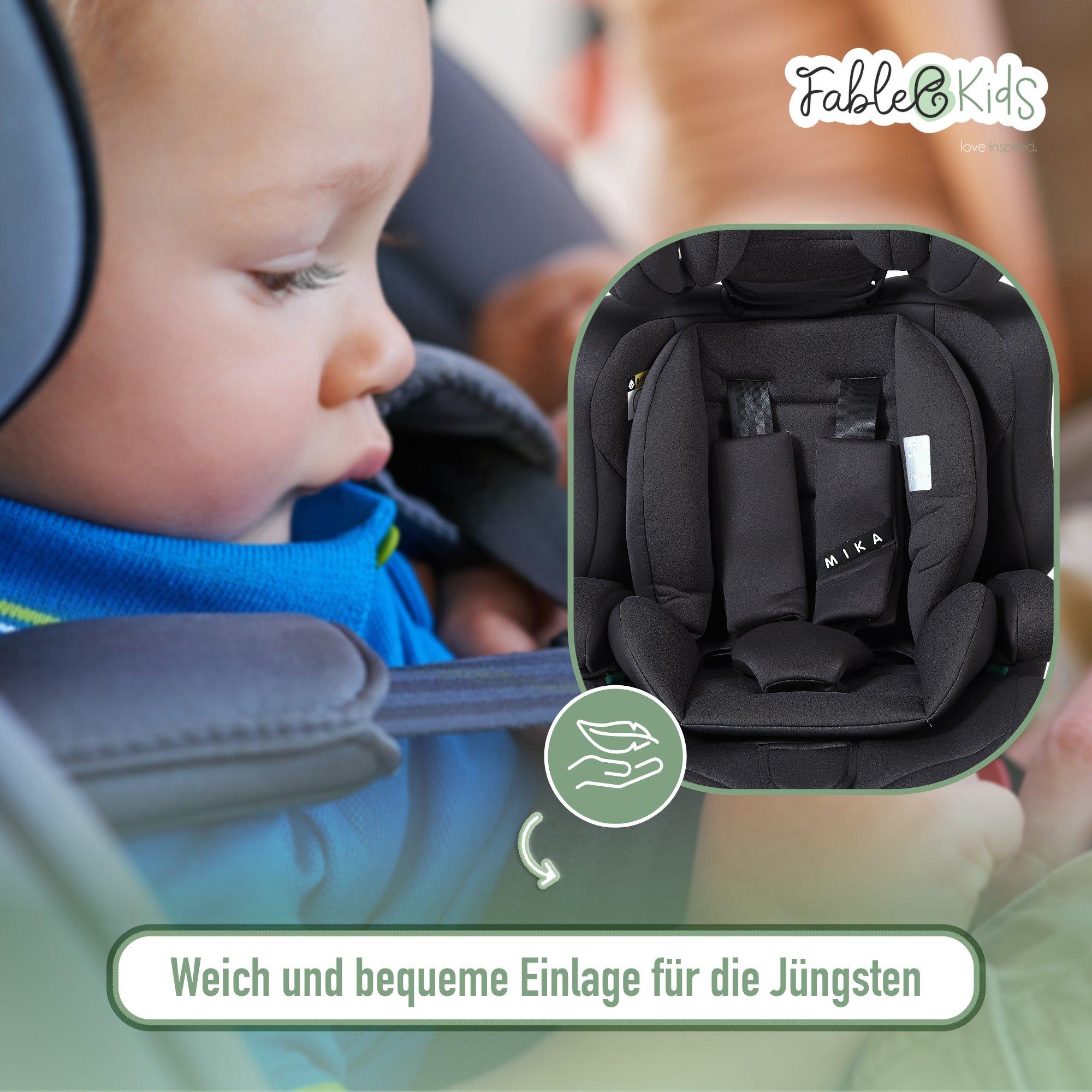 FableKids Autokindersitz Autositz Kinderautositz Kindersitz Sitzerhöhung ECE