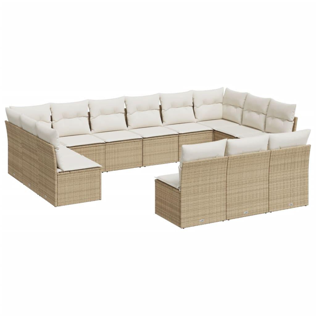 VidaXL Garten sofagarnitur poly-rattan