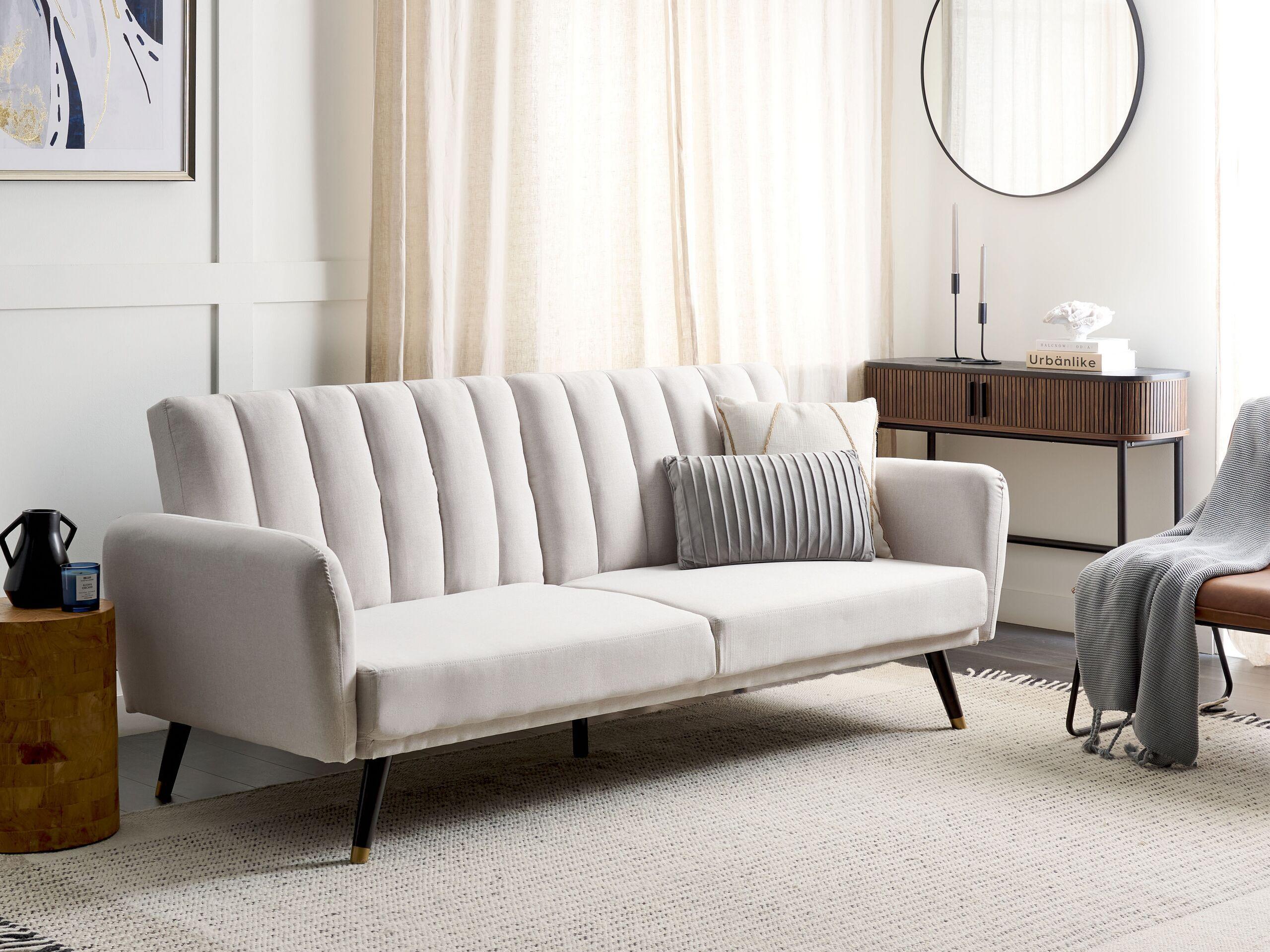 Beliani Schlafsofa aus Polyester Glamourös VIMMERBY