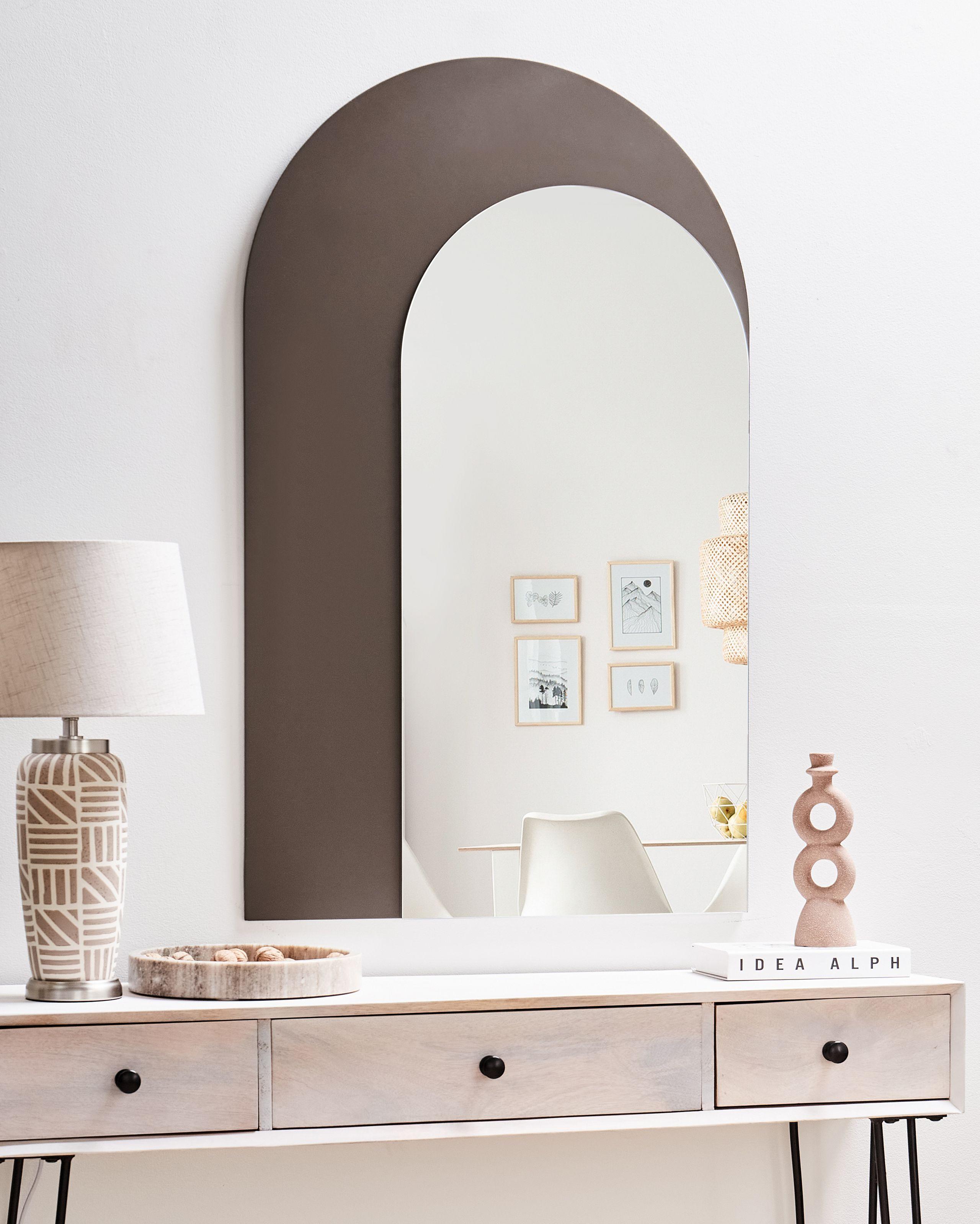 Beliani Wandspiegel aus MDF-Platte Retro PIGNY