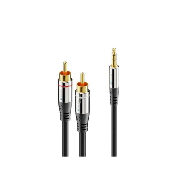 sonero Audio-Kabel 3,5 mm Klinke - Cinch 5 m