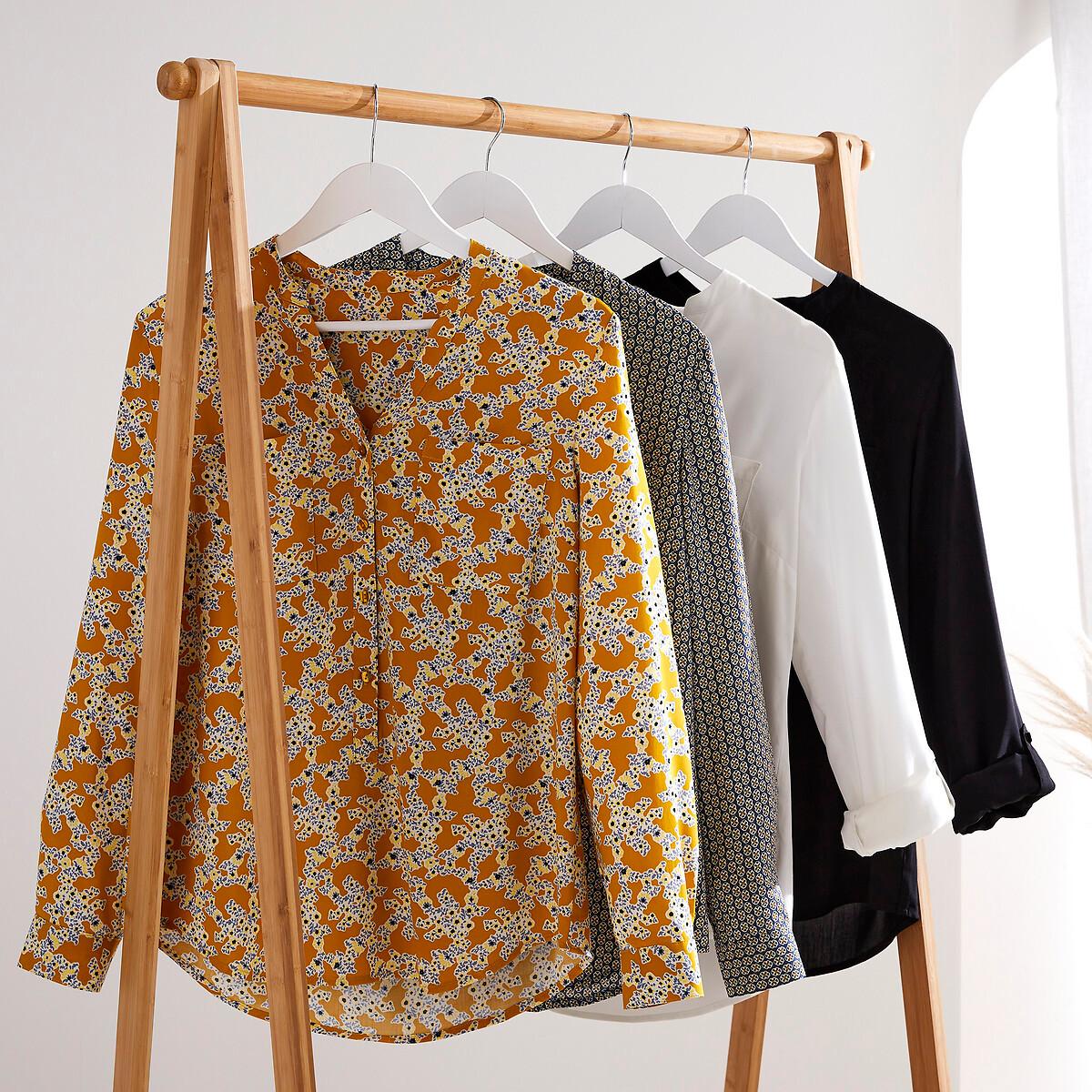 La Redoute Collections Tunika mit V-Ausschnitt