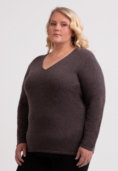 CASH-MERE.CH Kaschmir V-Ausschnitt Pullover