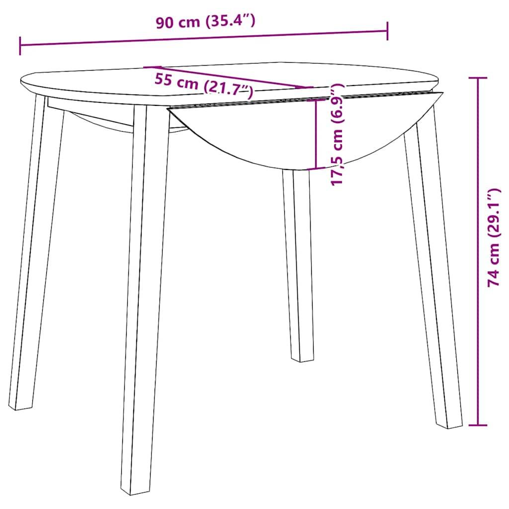 VidaXL Esstisch holz
