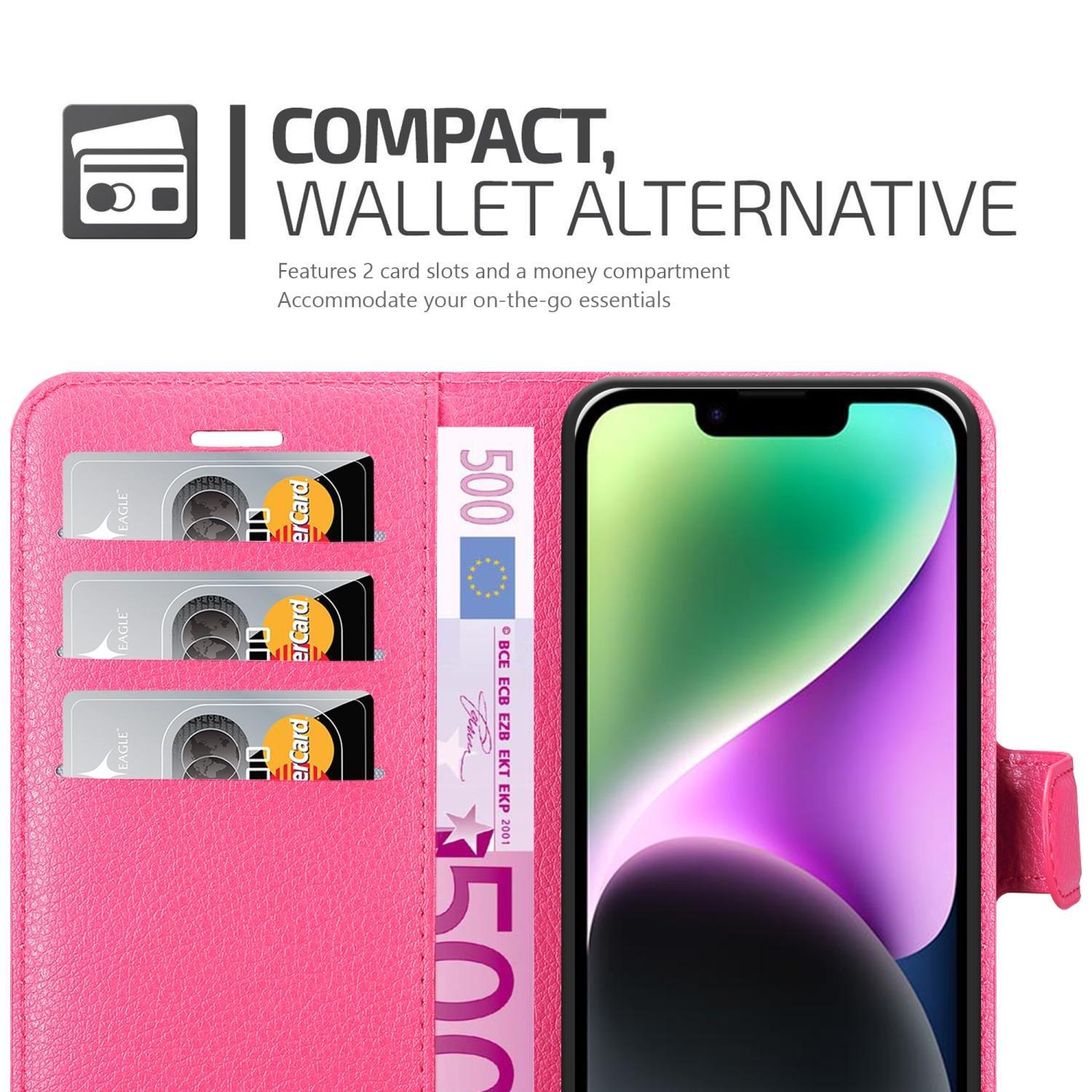 Cadorabo Hülle für Apple iPhone 14 PLUS Standfunktion, Kartenfach