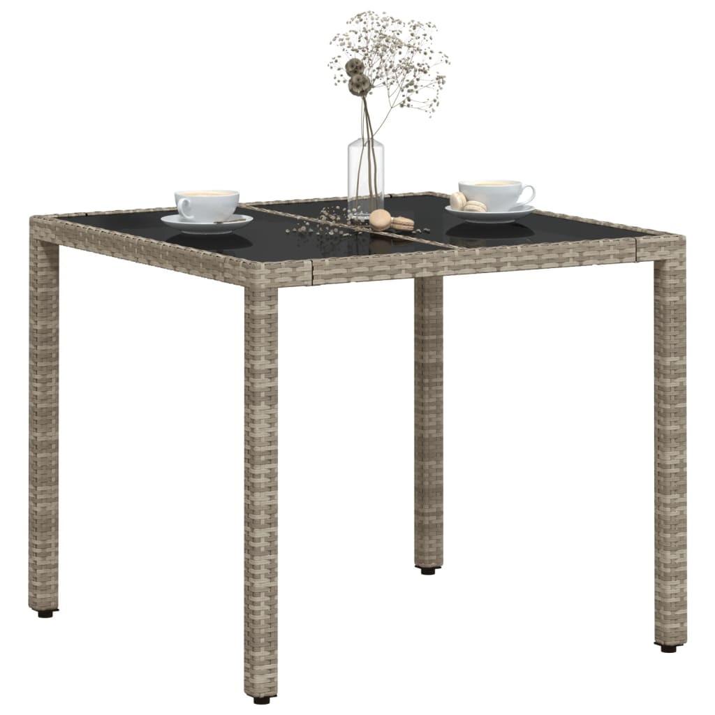 VidaXL Gartentisch poly-rattan
