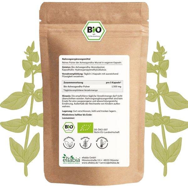 Eltabia Bio Ashwagandha Kapseln