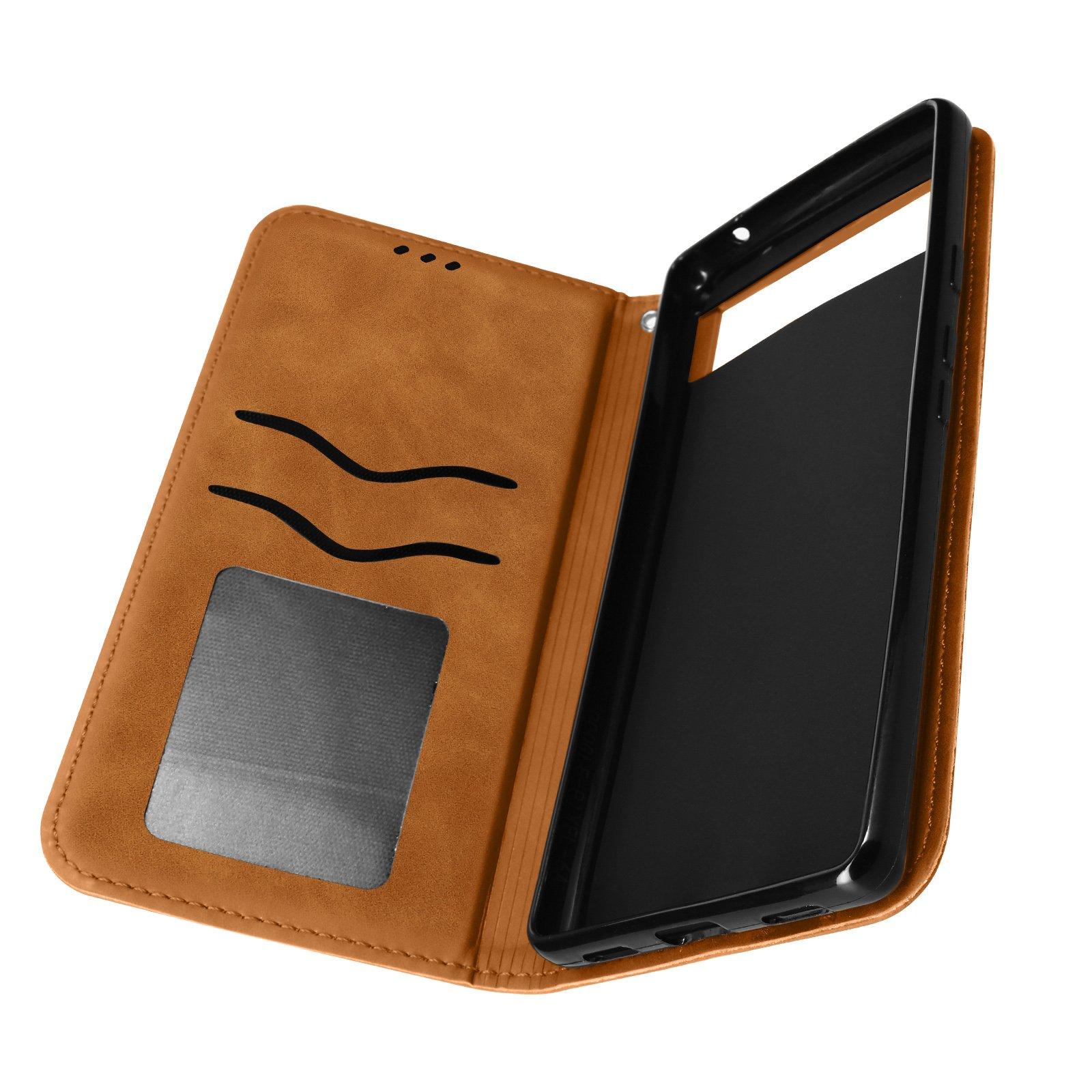 Avizar Soft Hülle Google Pixel 6a Gelbbraun