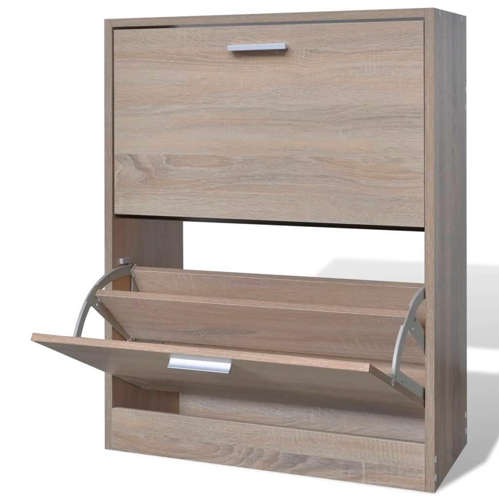 VidaXL Schuhschrank holz