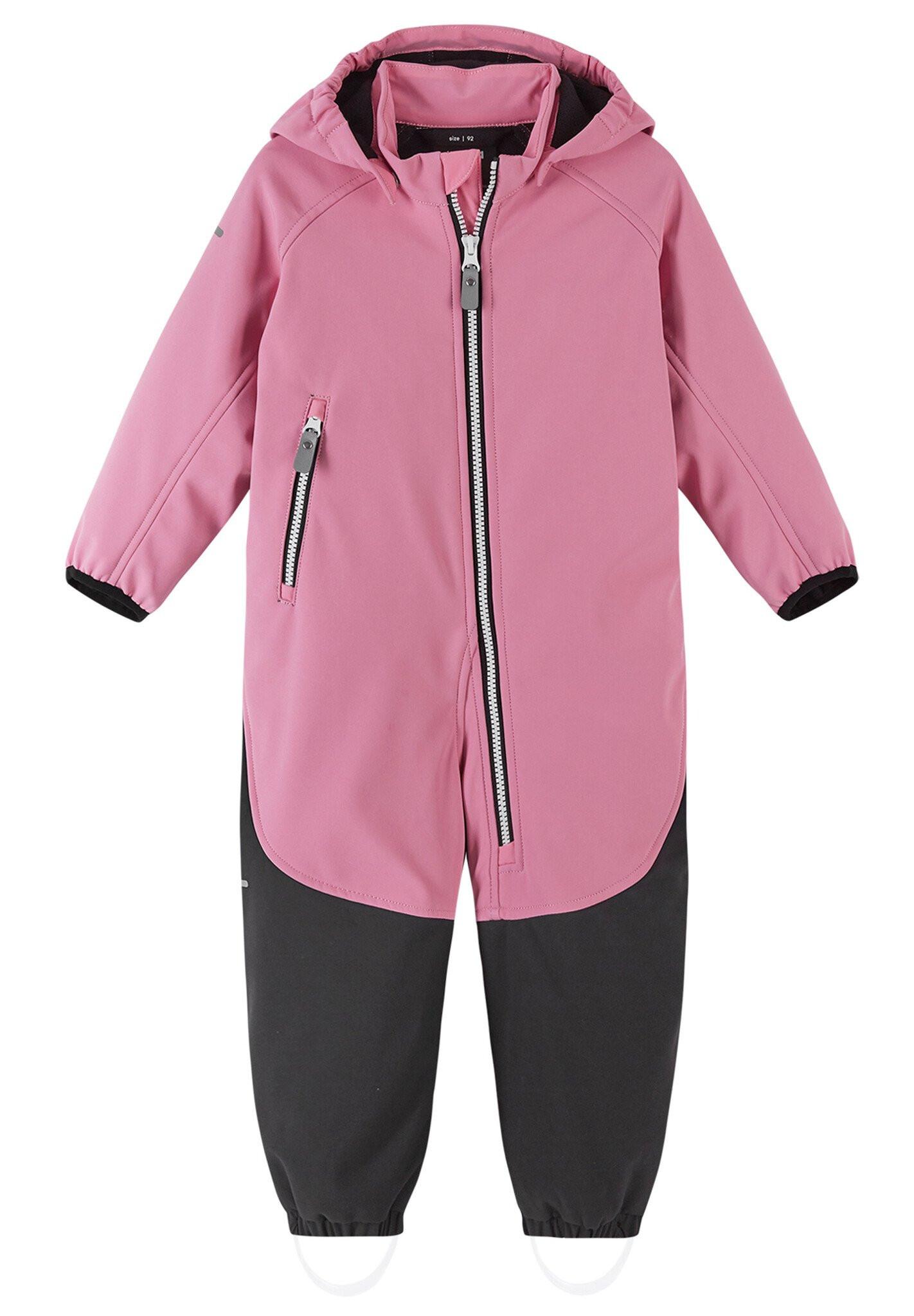 Reima Kleinkinder Softshell Overall Mjosa Sunset Pink