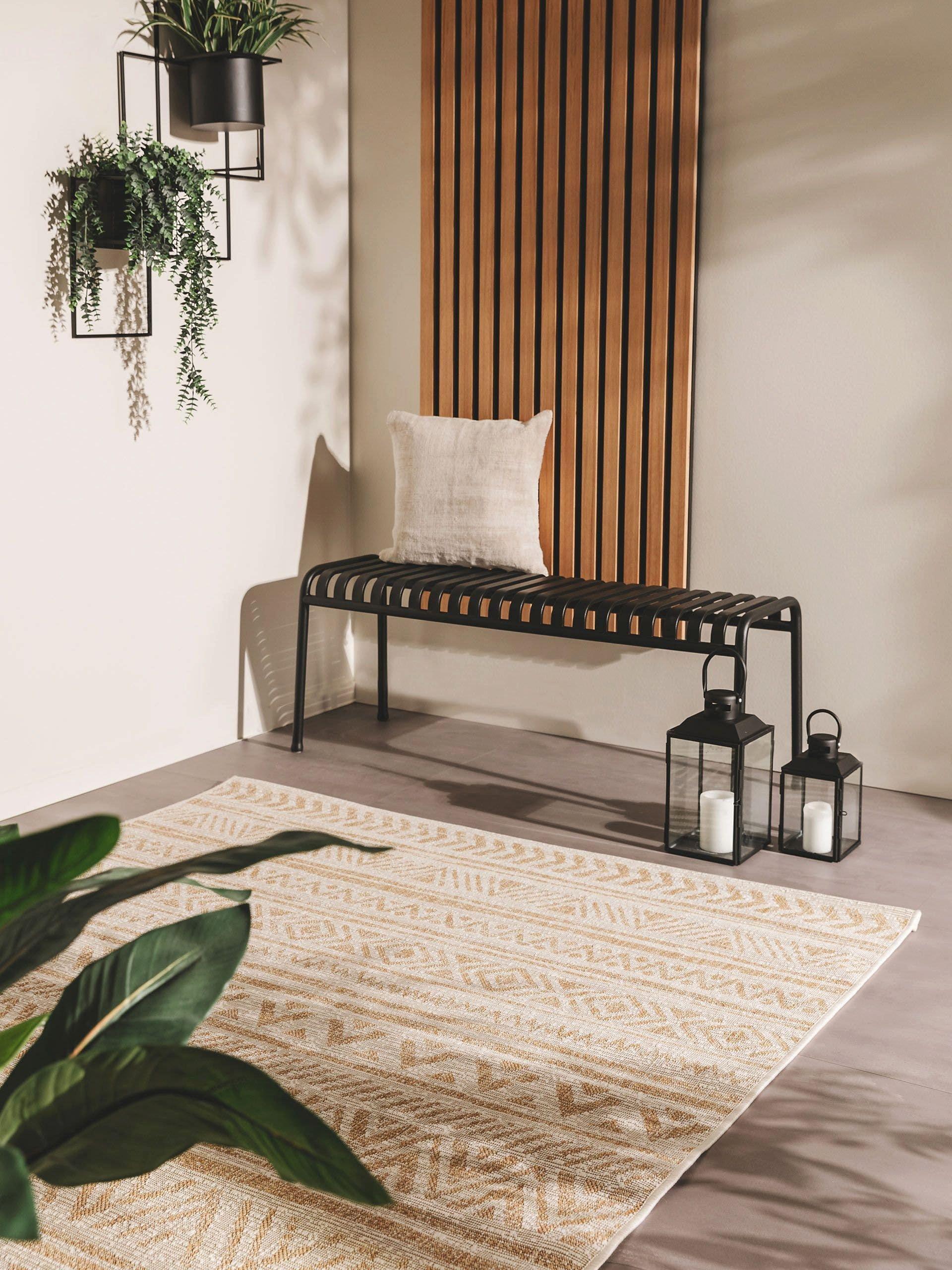 Benuta In- & Outdoor-Teppich Cleo CreamBeige
