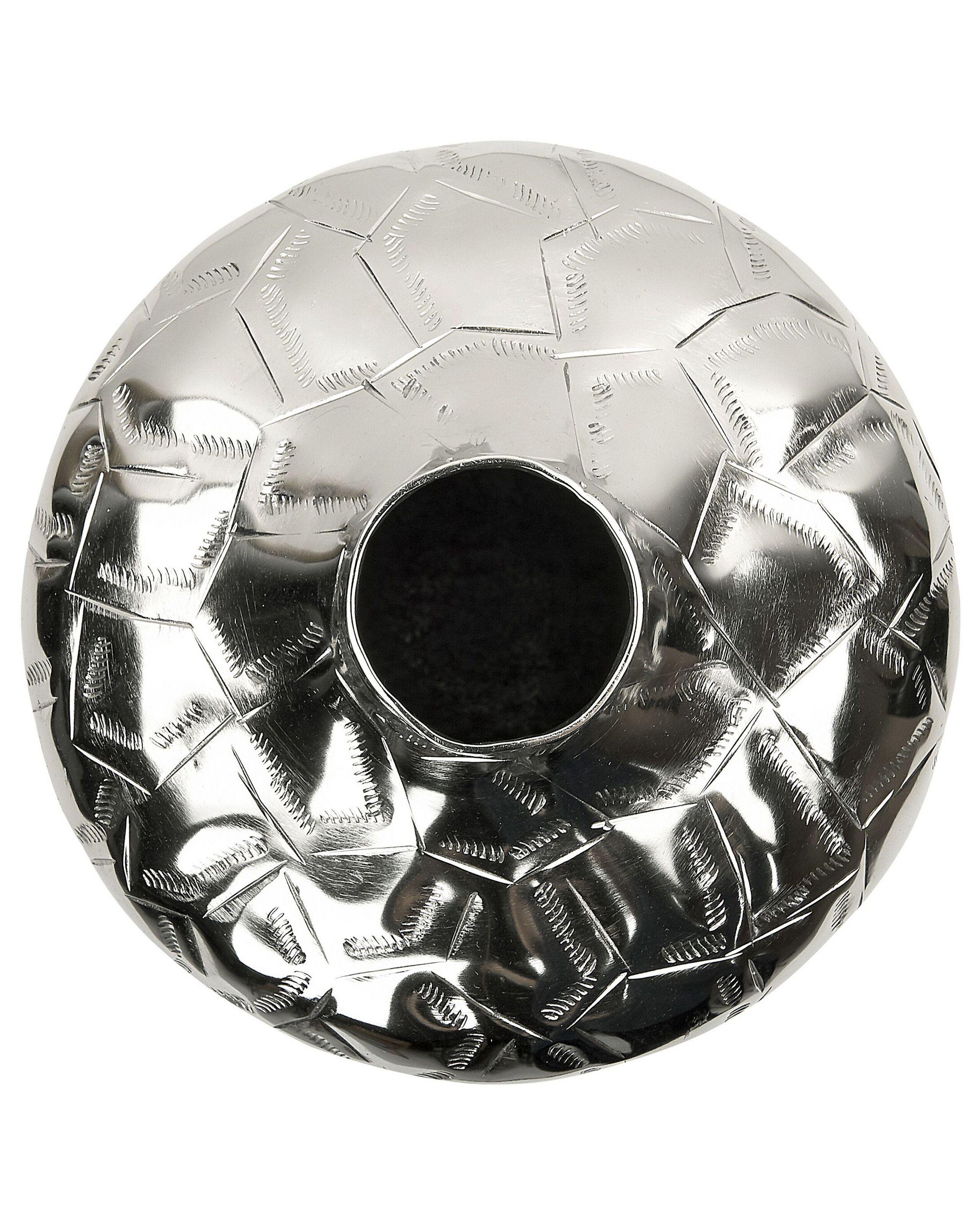 Beliani Blumenvase aus Aluminium Glamourös INSHAS