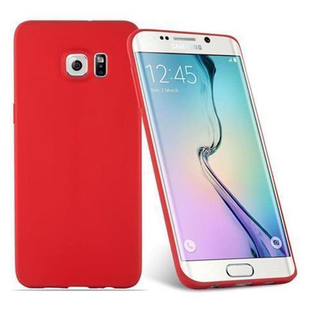 Cadorabo Hülle für Samsung Galaxy S6 EDGE TPU Silikon Candy