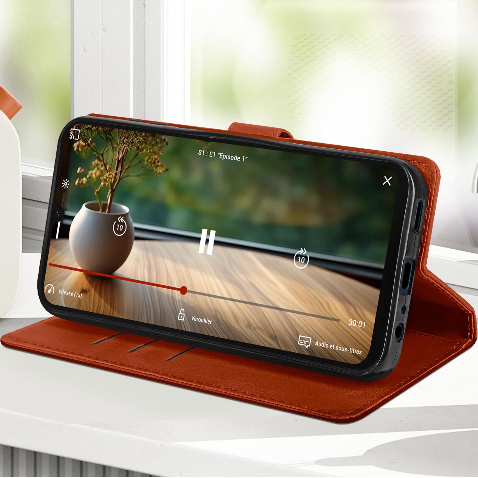 Avizar Samsung A15 5G Etui mit Blumenmuster