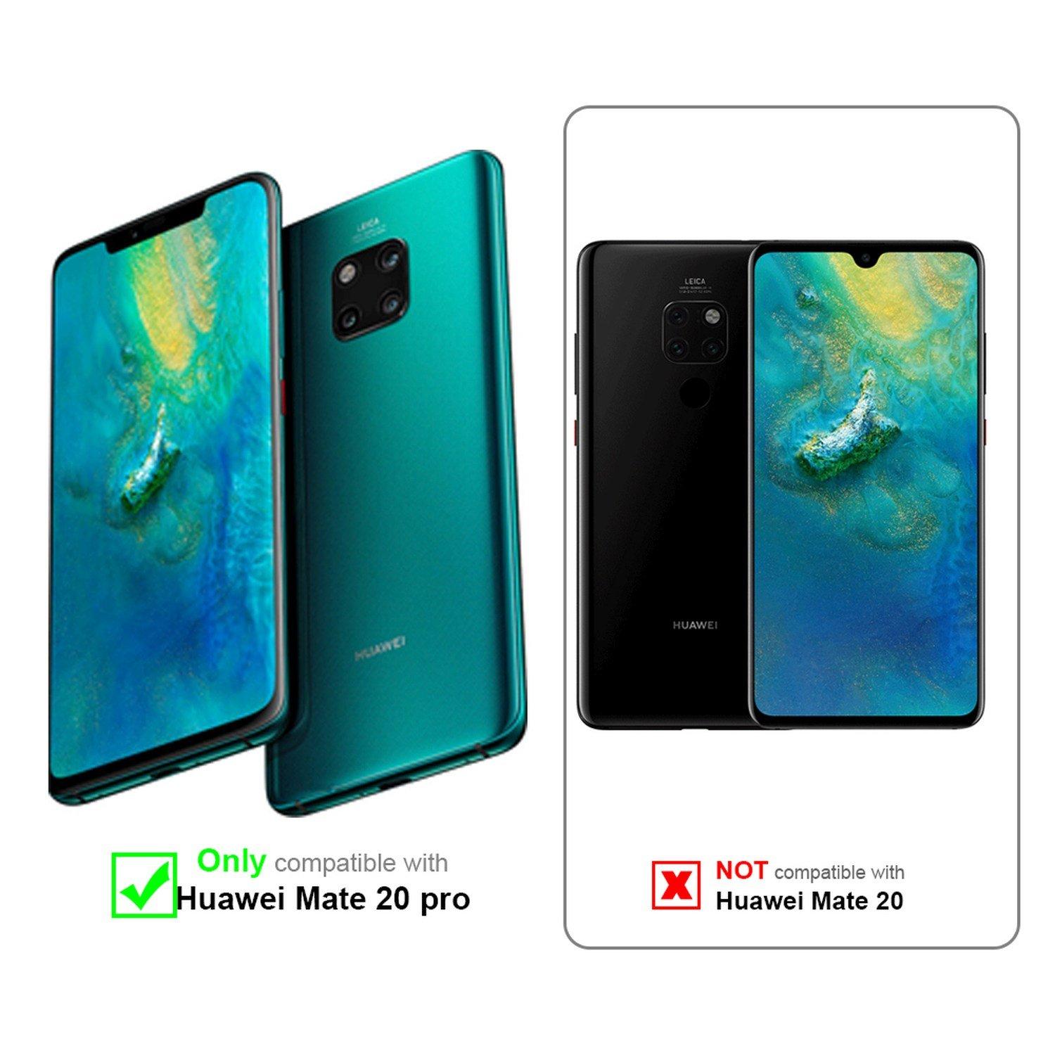 Cadorabo Hülle für Huawei MATE 20 PRO Blumen Design Magnetverschluss