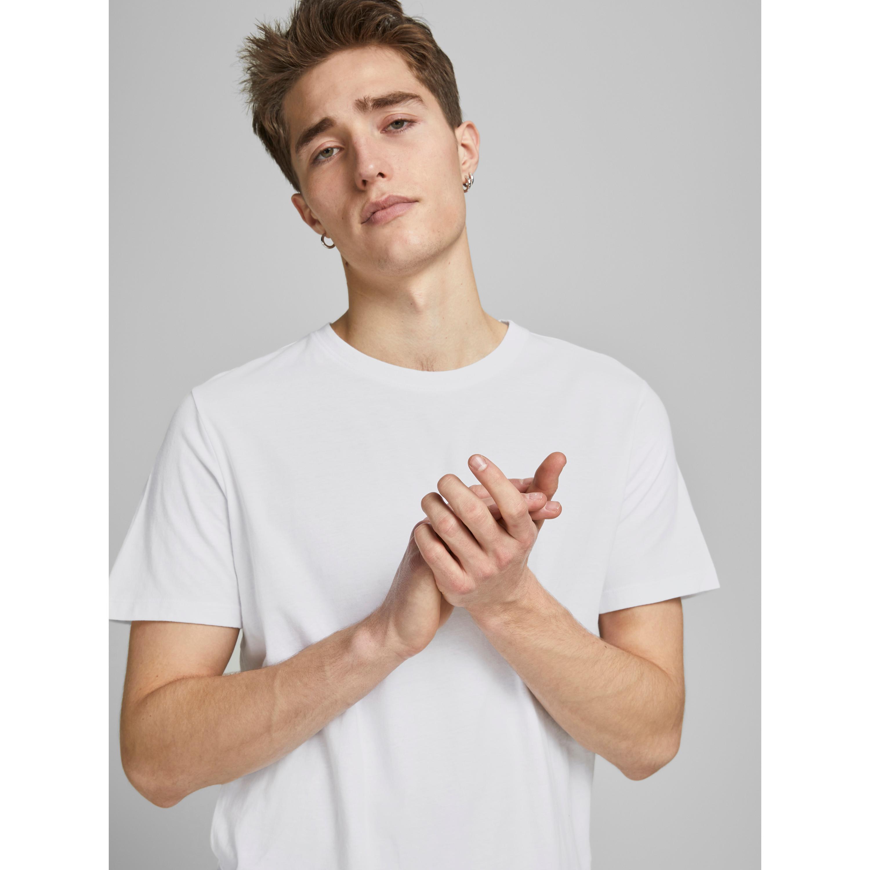 JACK & JONES JJENOATee Bio-Baumwolle Regular Fit T-Shirt