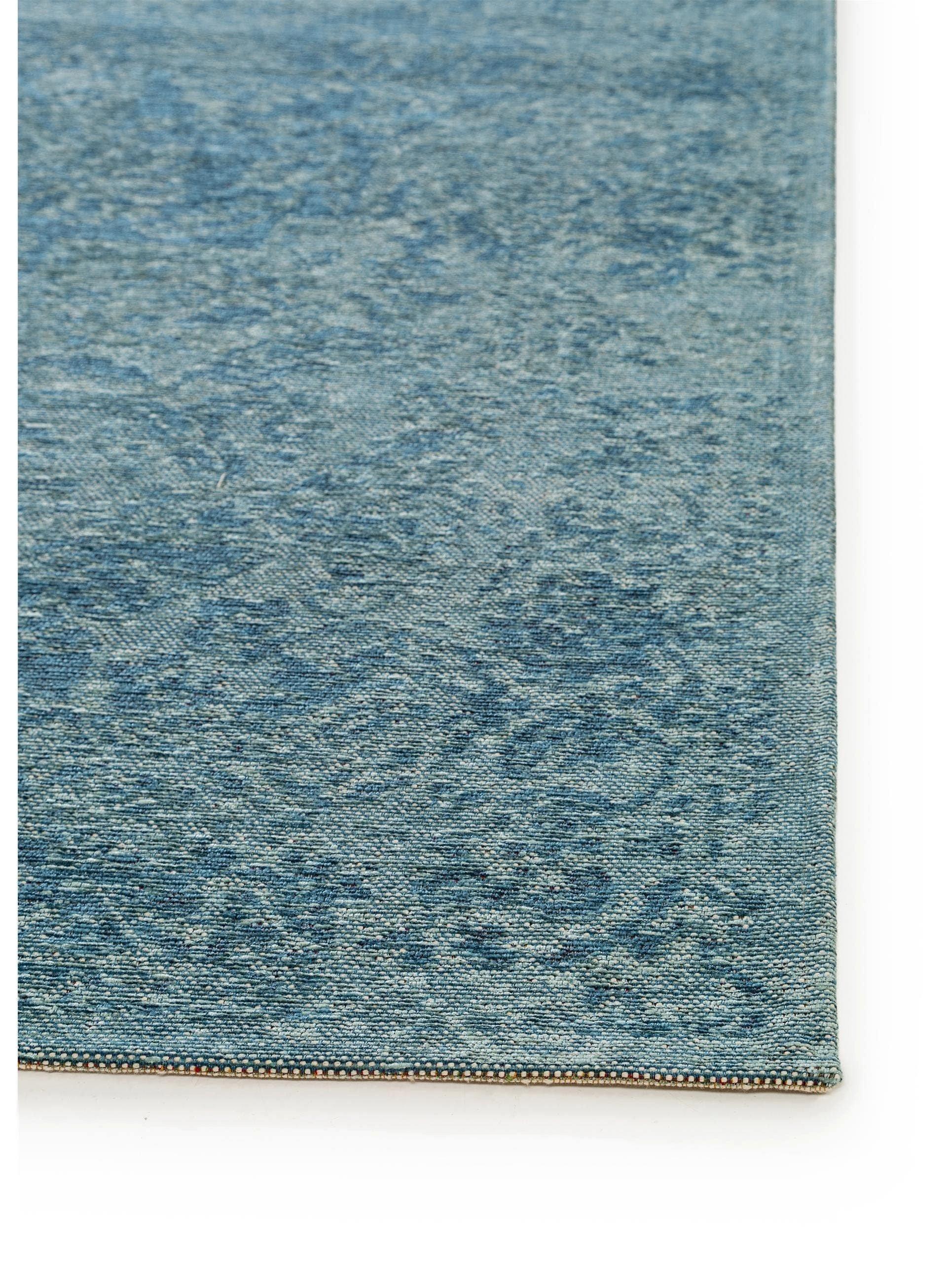 Benuta Flachgewebeteppich Tosca Blau