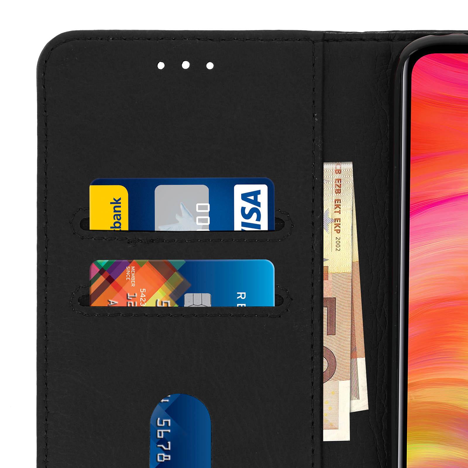 Avizar Klapphülle Xiaomi Redmi Note 7 Schwarz