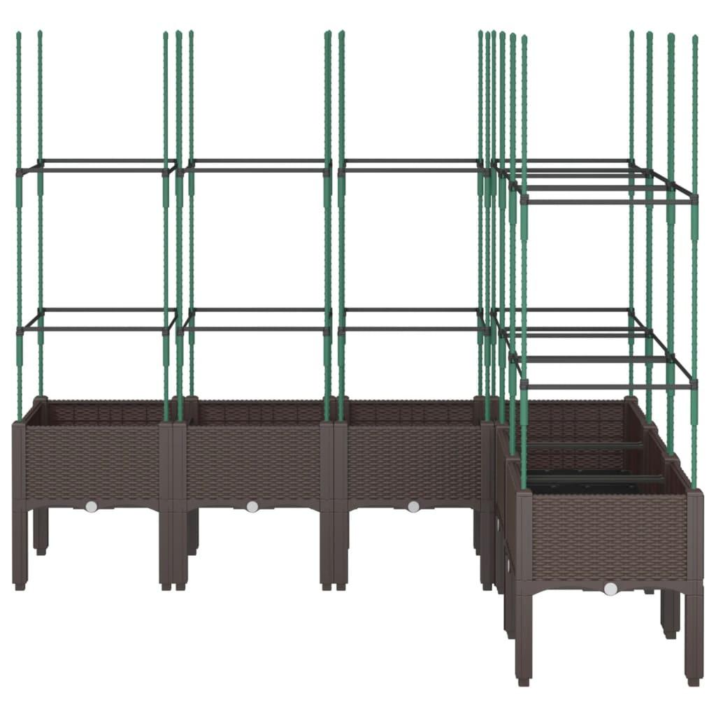 VidaXL Pflanzgefäß polypropylen