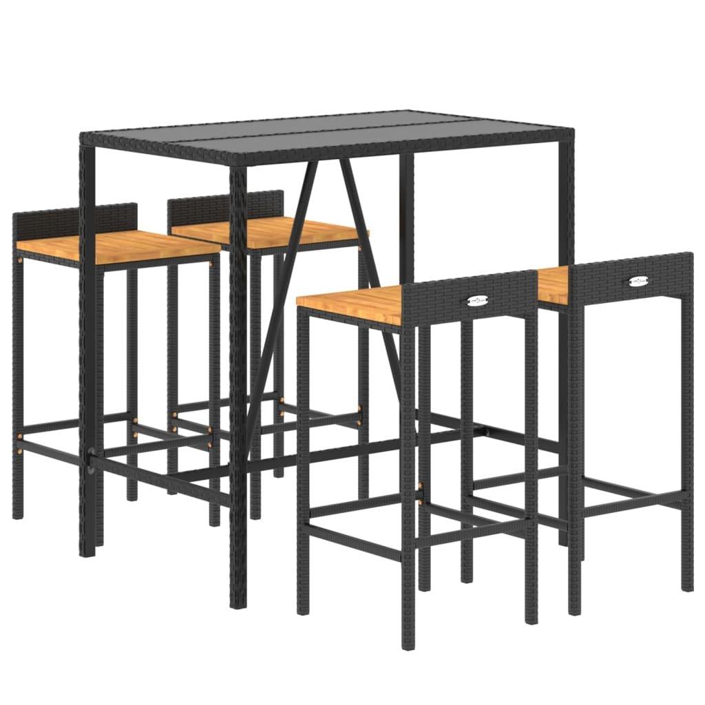 VidaXL Gartenbar set poly-rattan