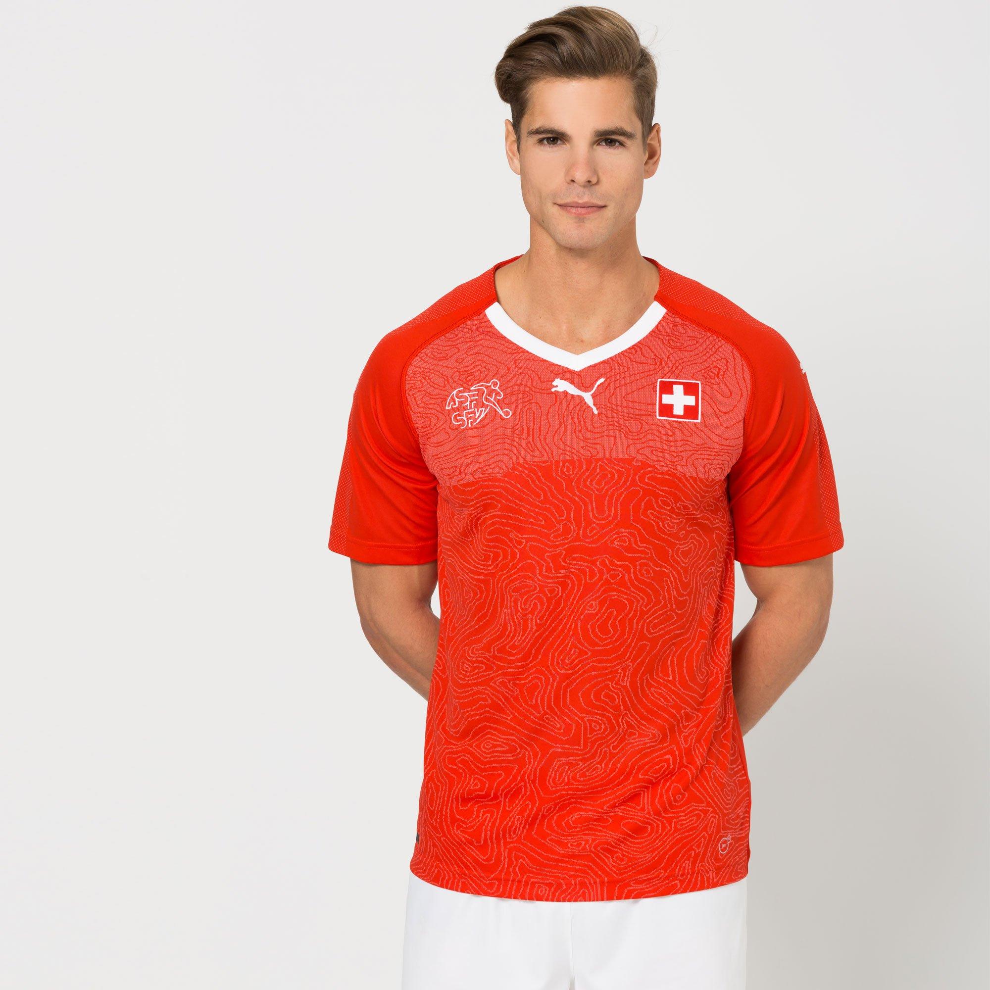 PUMA Schweiz Fussball Trikot Home