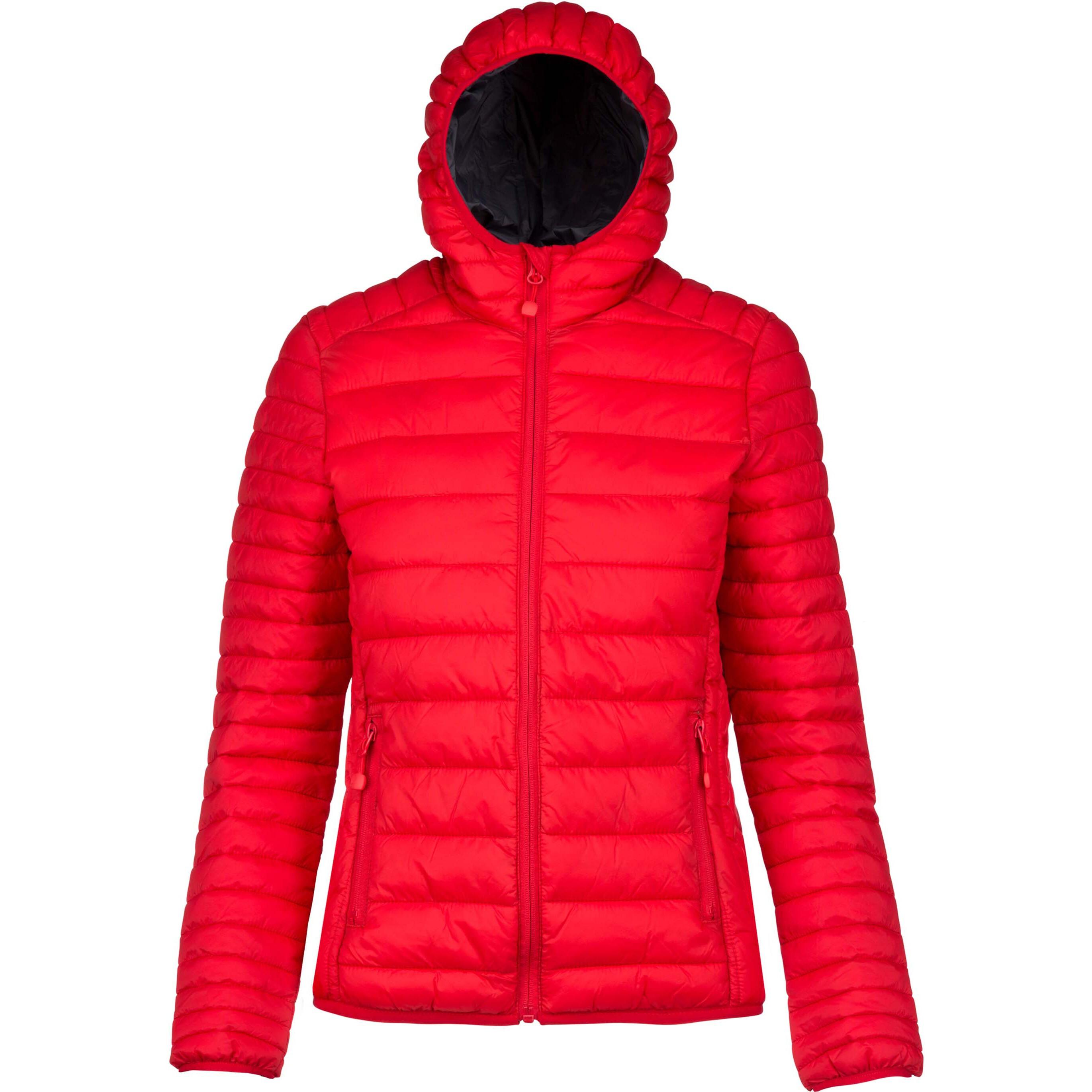 Kariban damen-daunenjacke légère capuche