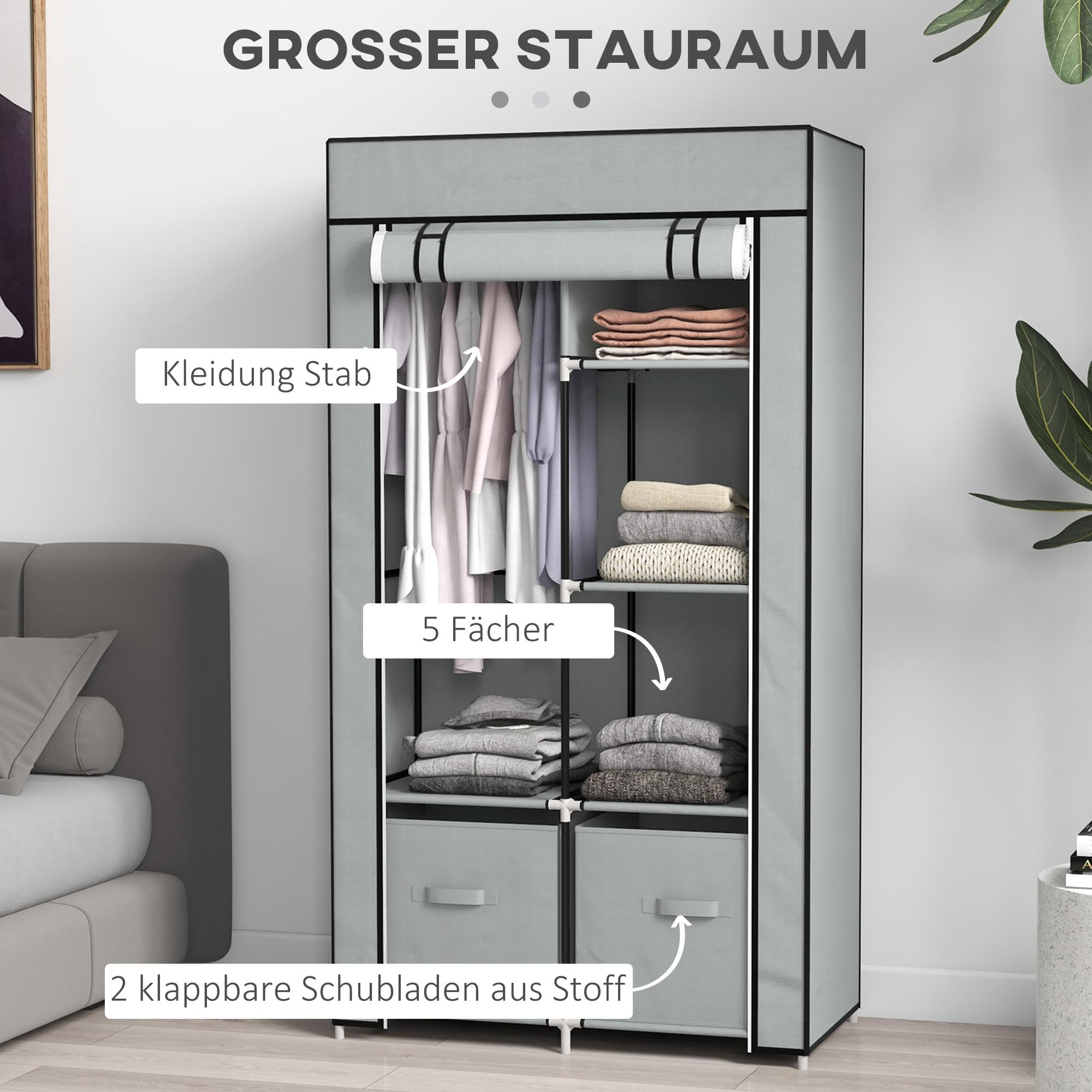 HOMCOM Stoffschrank