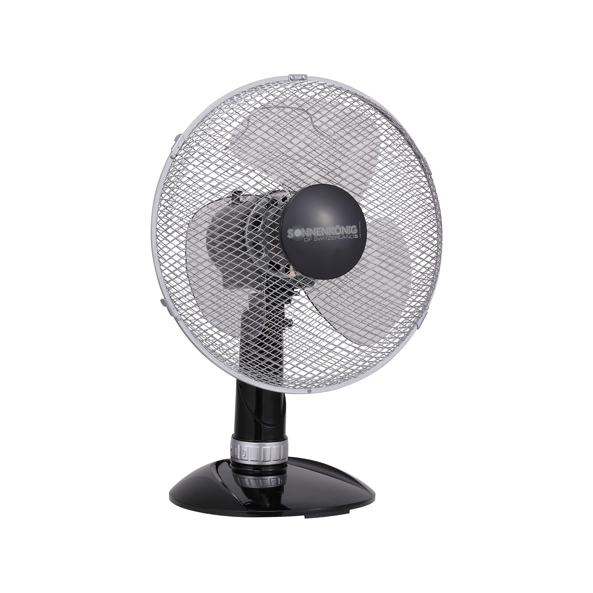 Sonnenkonig Tisch-Ventilator Black 12
