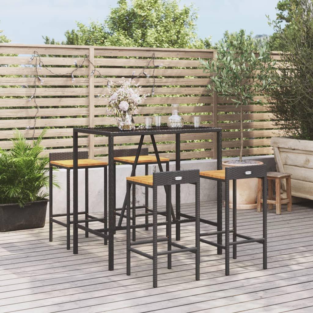 VidaXL Gartenbar set poly-rattan
