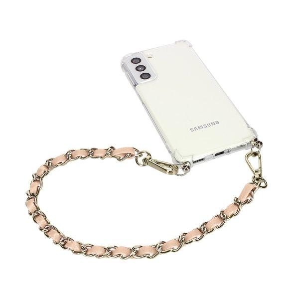 Avizar Handyschmuck, geflochtene Kette Rosa