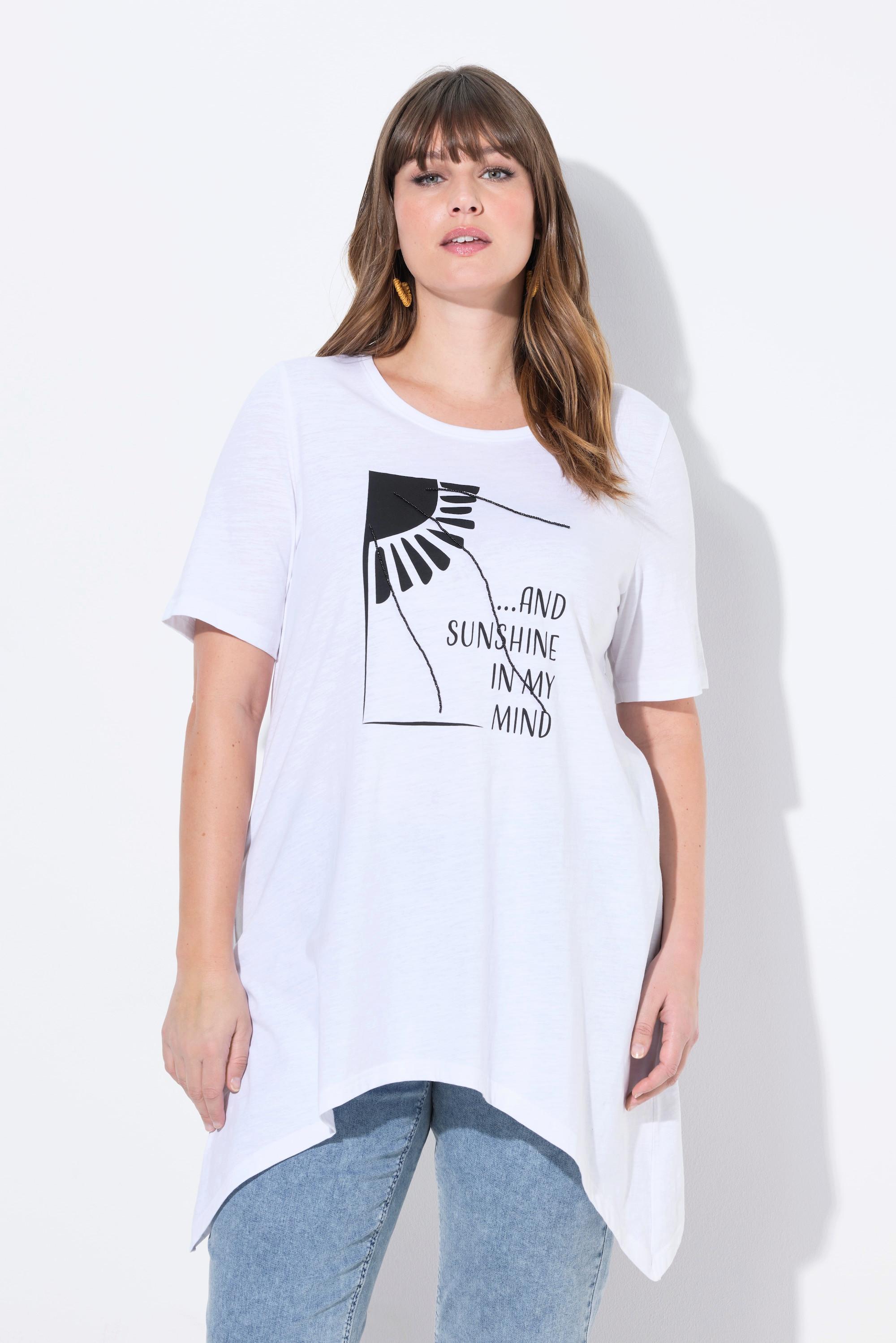 Ulla Popken Sonnen Rundhals Halbarm T-Shirt