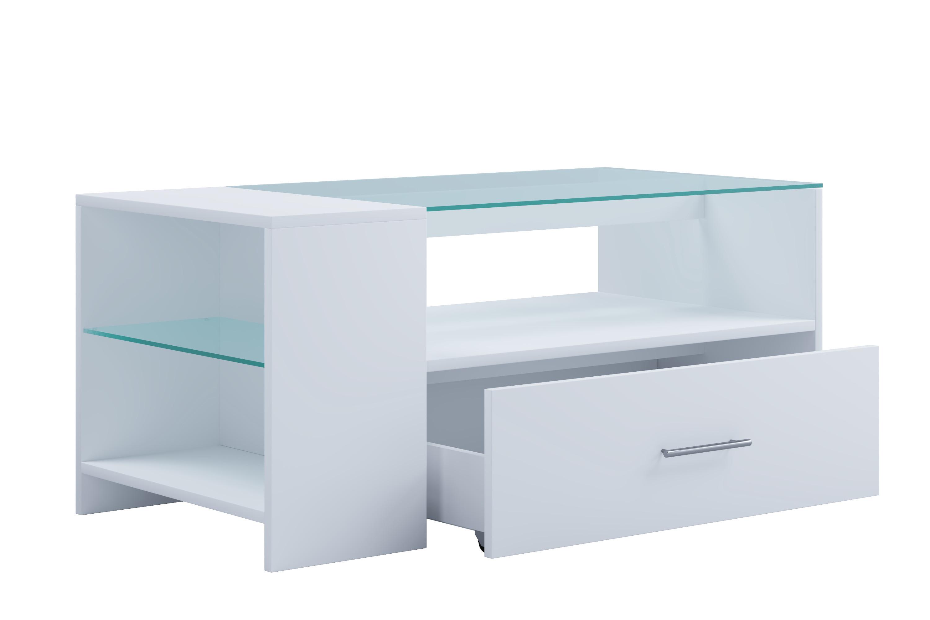 VCM Holz Couchtisch Tindala