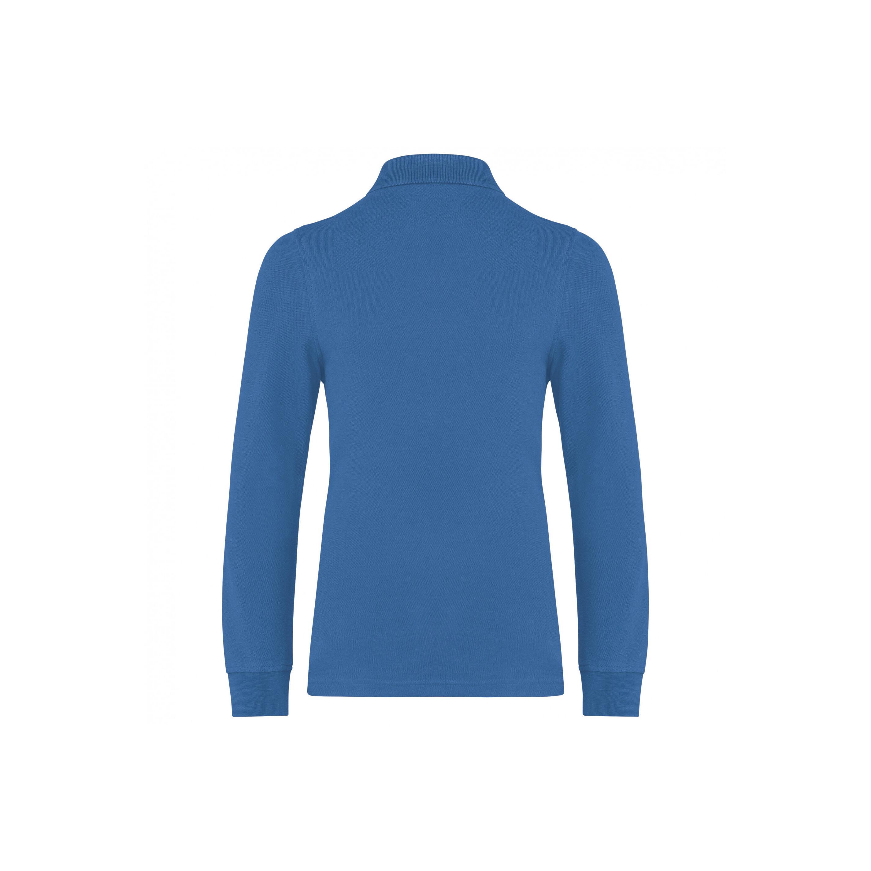 Kariban langarm polo-shirt kind