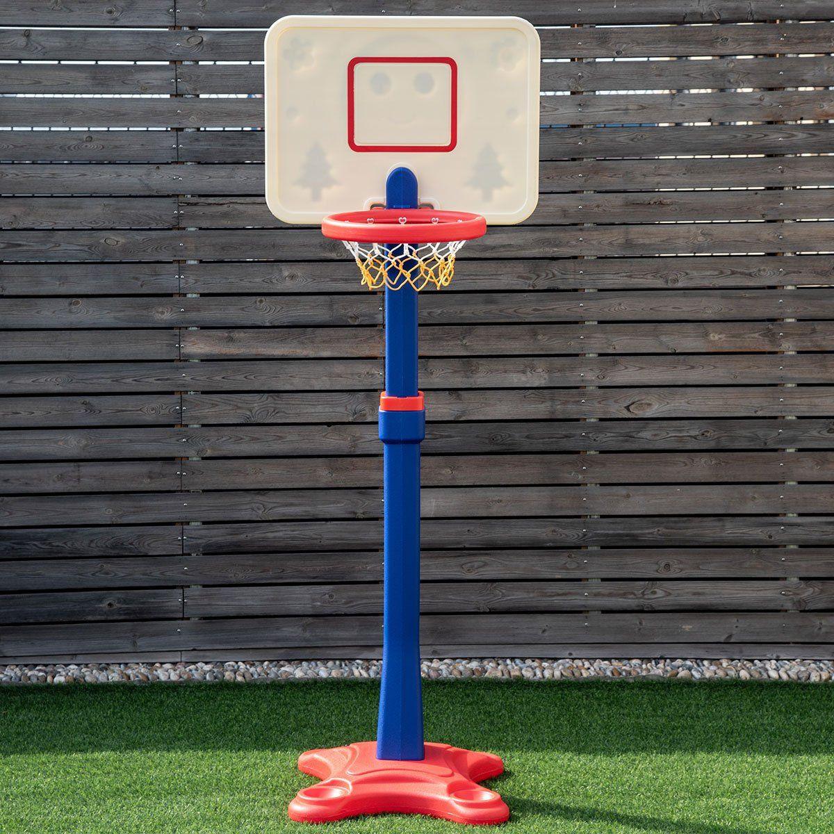 Northix Kinder Basketballständer höhenverstellbar Basketballkorb Basketballanlage