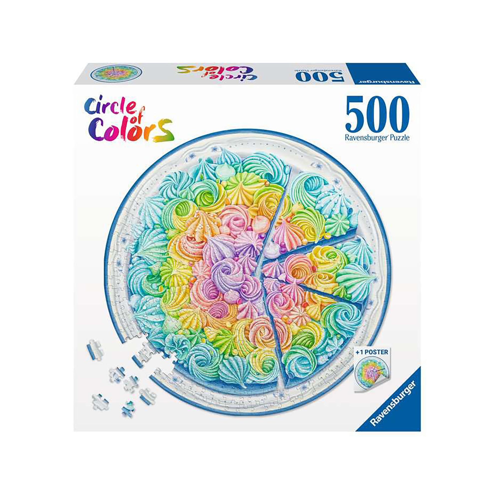 Ravensburger Puzzle Rainbow Cake, 500 Teile