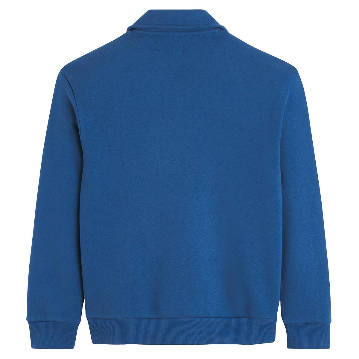 La Redoute Collections Sweatshirt mit Polokragen und Reissverschluss