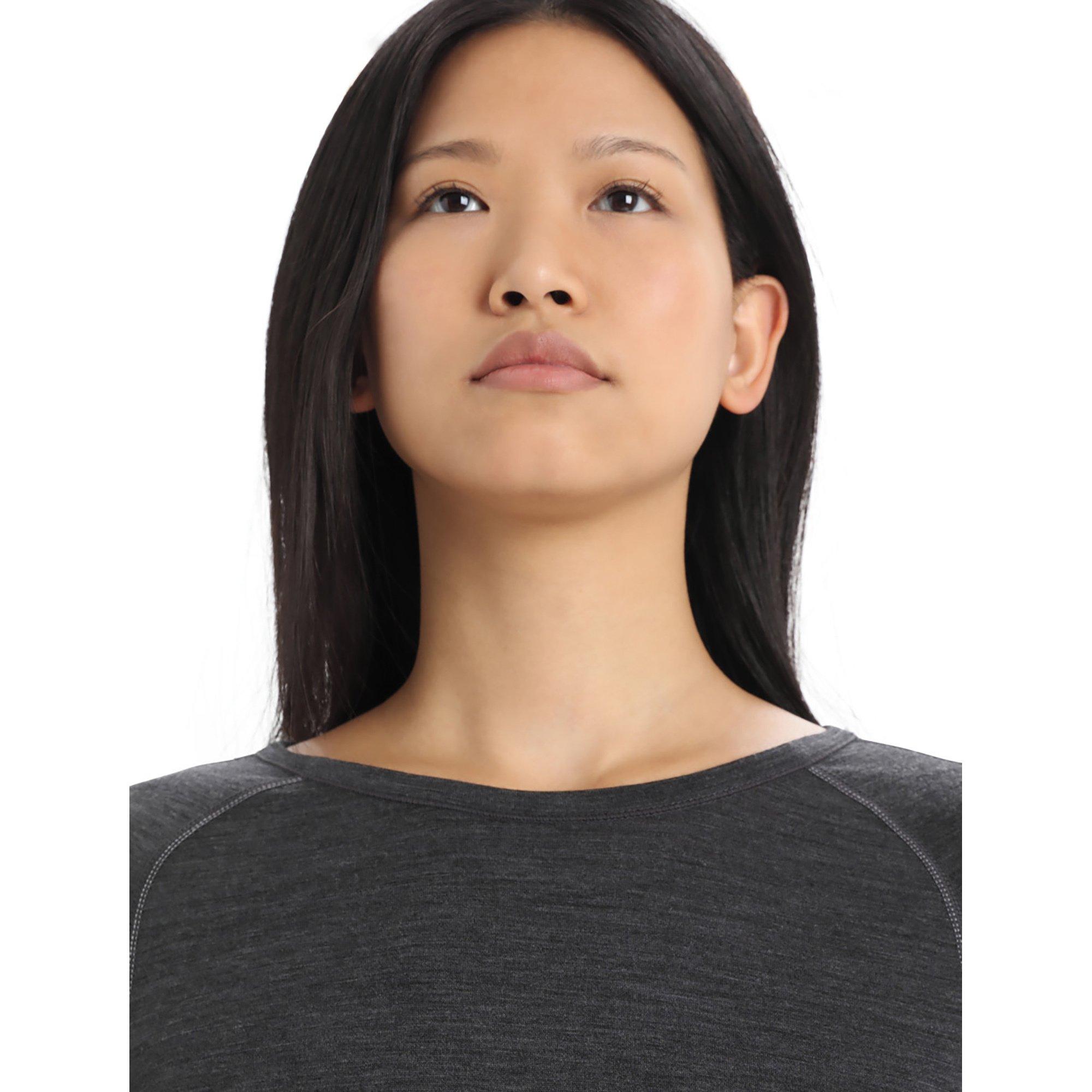 Icebreaker Women Merino 200 ZoneKnit™ LS Crewe Thermoshirt, langarm
