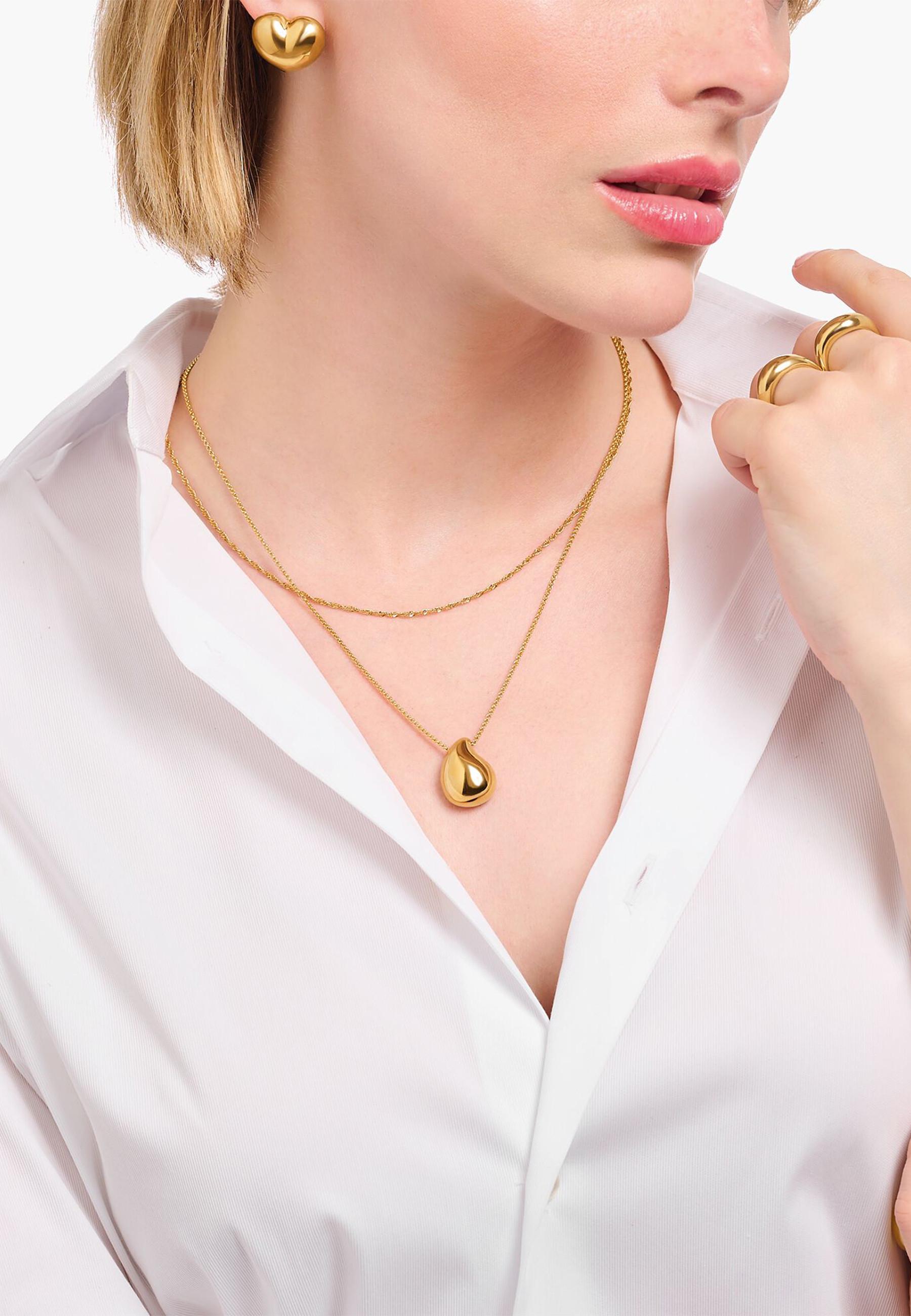 Thomas Sabo Halskette Organic Drop-Shaped