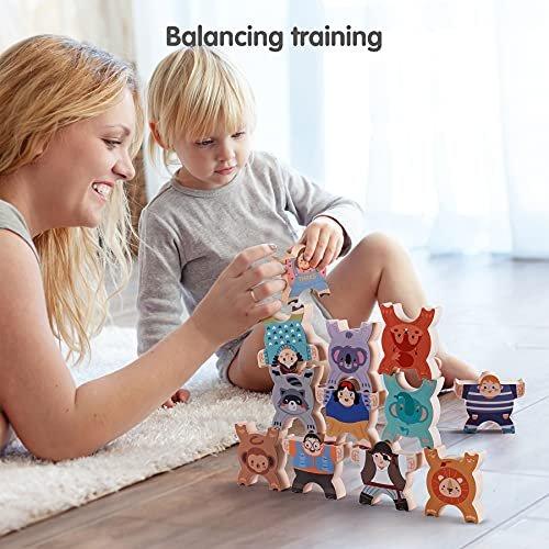 Activity-board Balance Blocks Kids Stacking High Building Blocks Toy Parent Kids Interactive Learning Toy