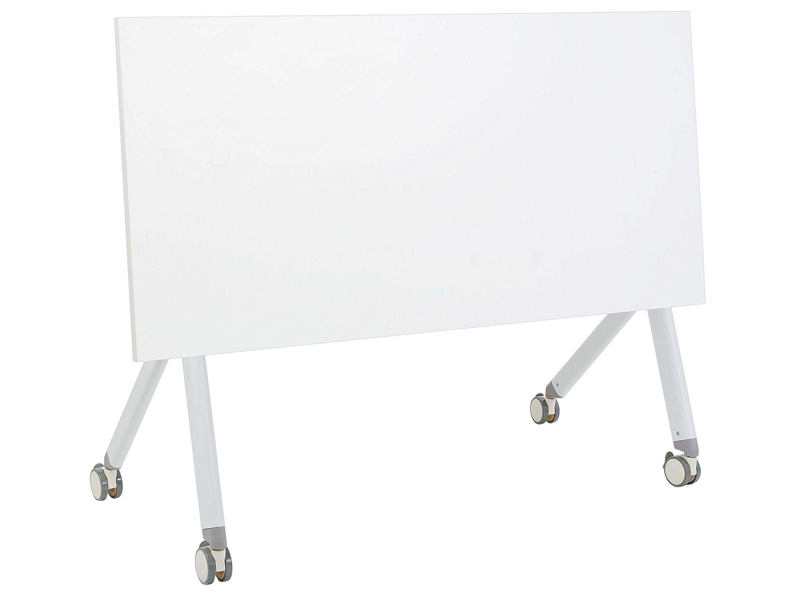 Beliani Zusammenklappbarer Schreibtisch aus Stahl Modern BENDI