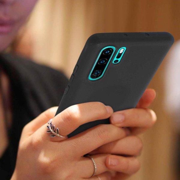 Avizar Huawei P30 Pro Soft Touch Hülle Schwarz
