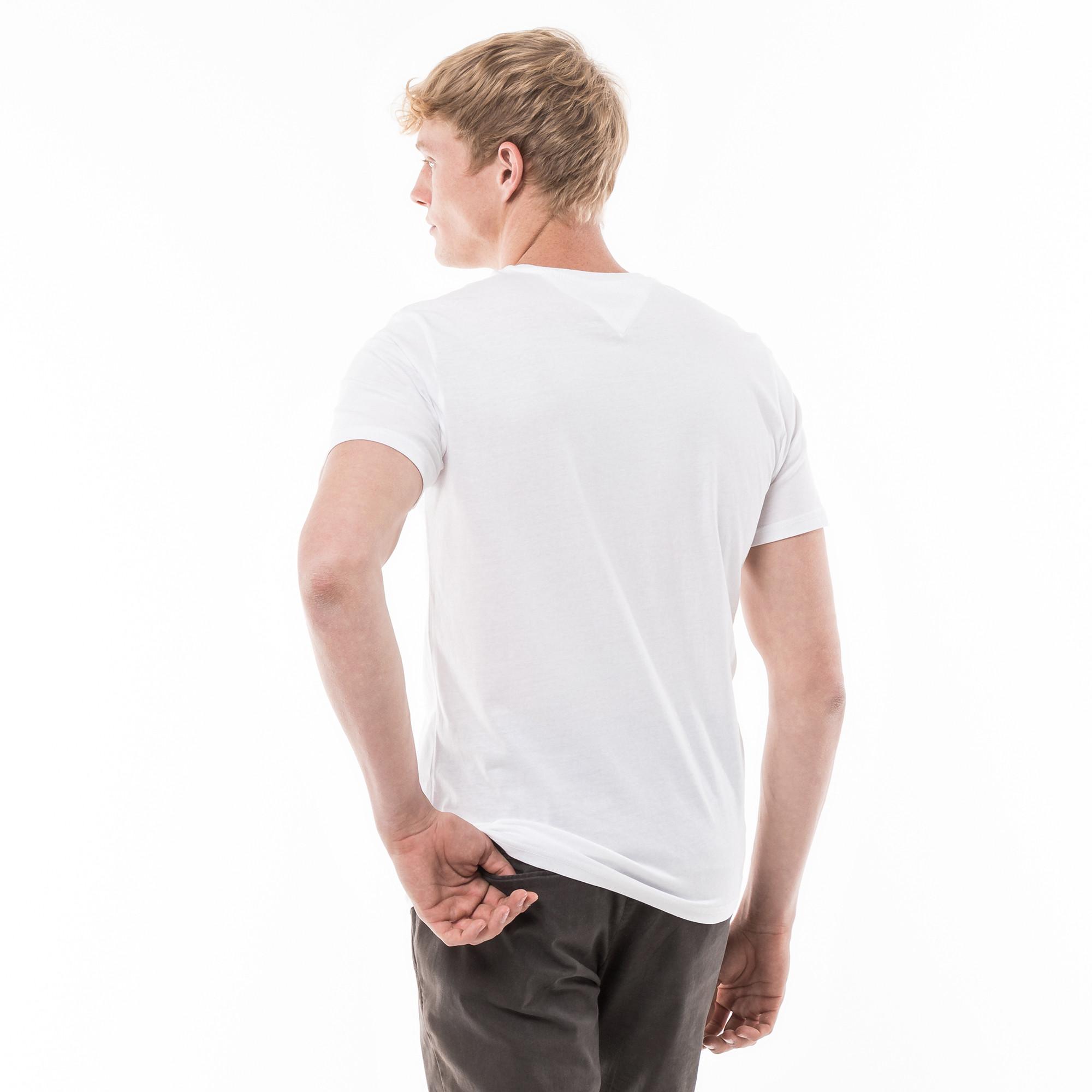 TOMMY JEANS TJM Slim Essential Flag Tee